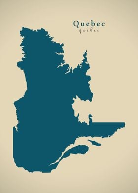 Quebec province map