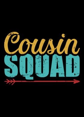 Cousin squad vintage retro