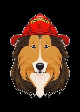 Firefighter Collie Canine