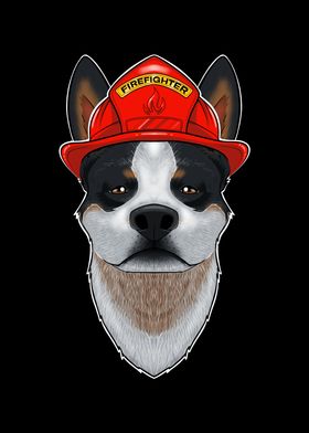 Firefighter Blue Heeler