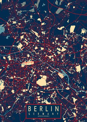 Berlin City Map Hope