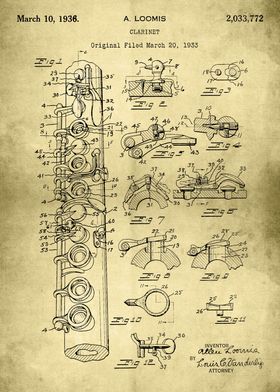 Clarinet Retro Patent