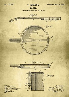 Banjo Retro Patent