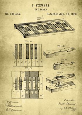 Keyboard Retro Patent