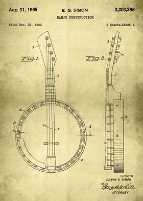 Banjo Construction Patent