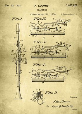 Clarinet Retro Patent