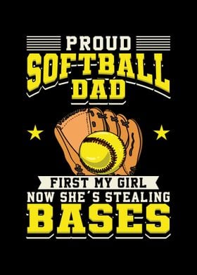 Proud Softball Dad