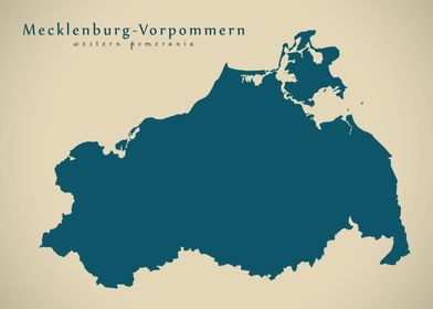 Mecklenburg Vorpommern map