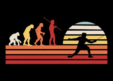 Retro Vintage Fencing