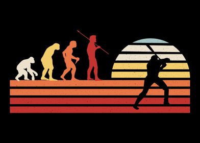 Retro Baseball Player