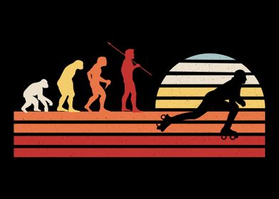 Roller Skating Skater Girl