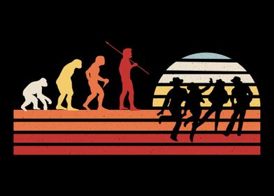 Retro Line Dancing Vintage