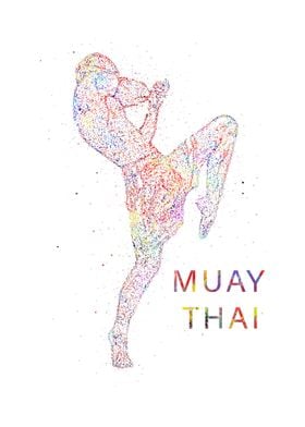 Man muay thai boxing 