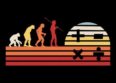 Retro Math Teacher Student