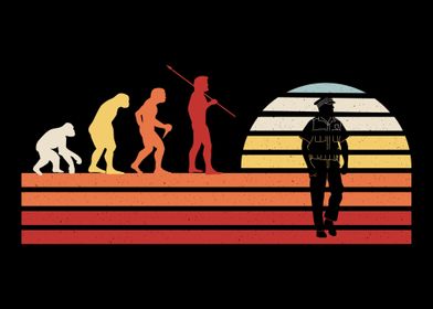 Retro Police Officer