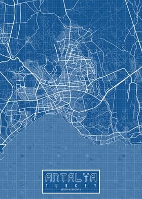 Antalya Map Blueprint