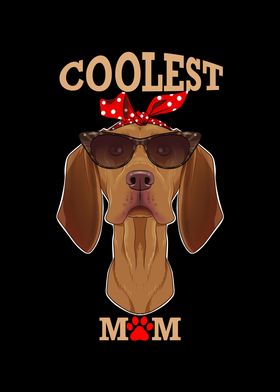 Coolest Dog Mom I Vizsla