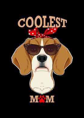 Coolest Dog Mom I Beagle