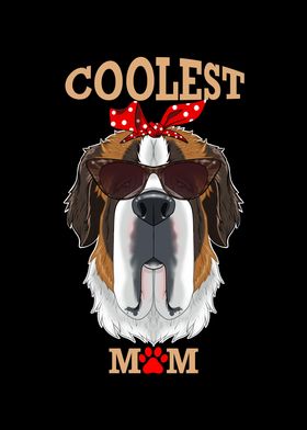 Dog Mom I Saint Bernard