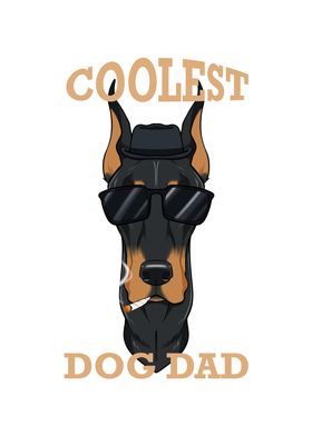 Coolest Dog Dad I Doberman