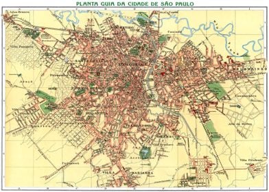 Sao Paulo flat map