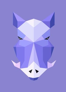 Low Poly Animal Color 17' Poster by Low Poly Art | Displate