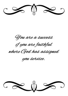 Success Means Service