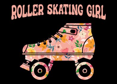 Roller Skating Skater Girl