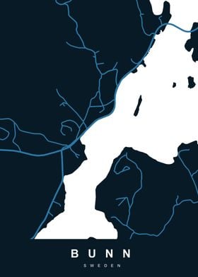 BUNN Map SWEDEN 