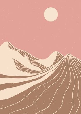 MOUNTAIN VINTAGE POSTER