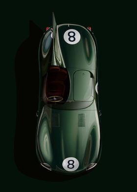 1955 D Type Classic Car
