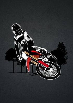 motocross illustration 