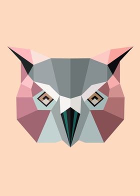 Low Poly Owl Color 67