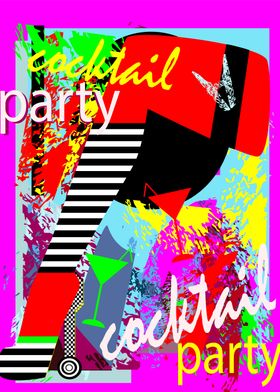 Cocktail party poster back