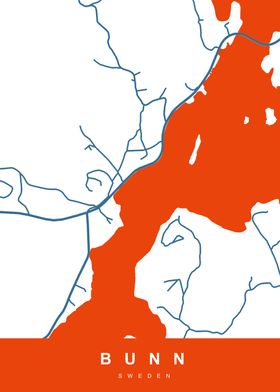 BUNN Map SWEDEN 