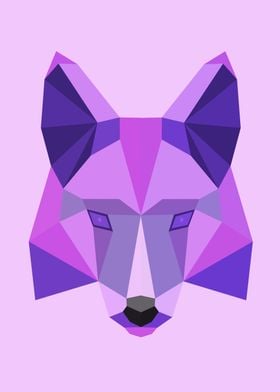 Low Poly Wolf 94