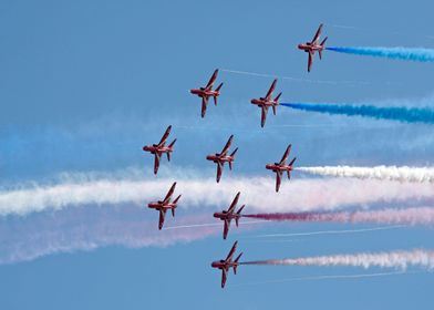 The Red Arrows formation