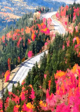 Valley of Pink Trees