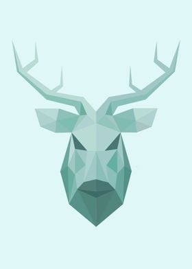 Low Poly Deer Color 82