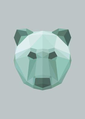 Low Poly Animal Bear 77