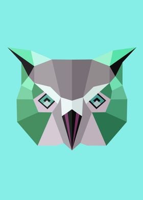 Low Poly Owl Color 63