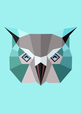 Low Poly Owl Color 61