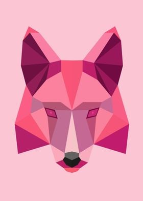 Low Poly Wolf 93