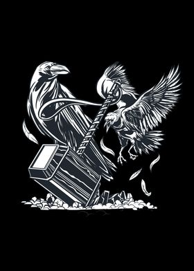 Crow Hammer Raven