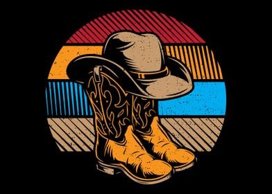 Cowboy Hat And Boots