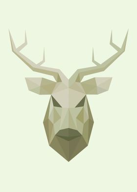 Low Poly Deer Color 78