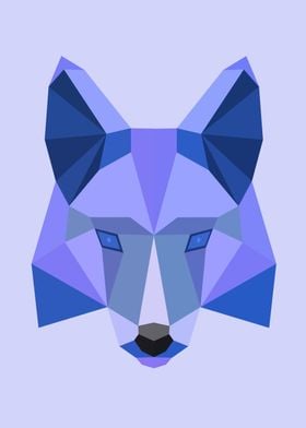 Low Poly Wolf 87