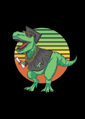 Dinosaur graduate animal
