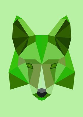 Low Poly Wolf 88