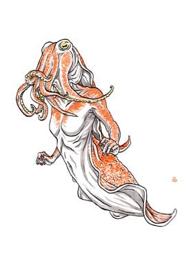 Cuttlefish mermaid